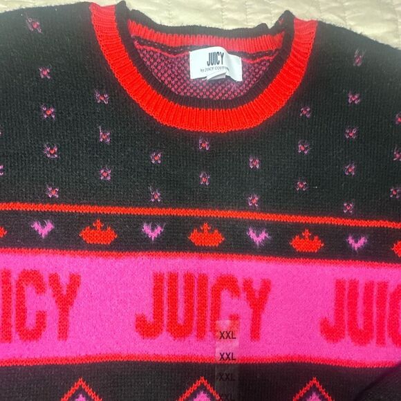 NWTs Juicy Couture Pullover Super Soft Sweater XXL - Picture 3 of 8
